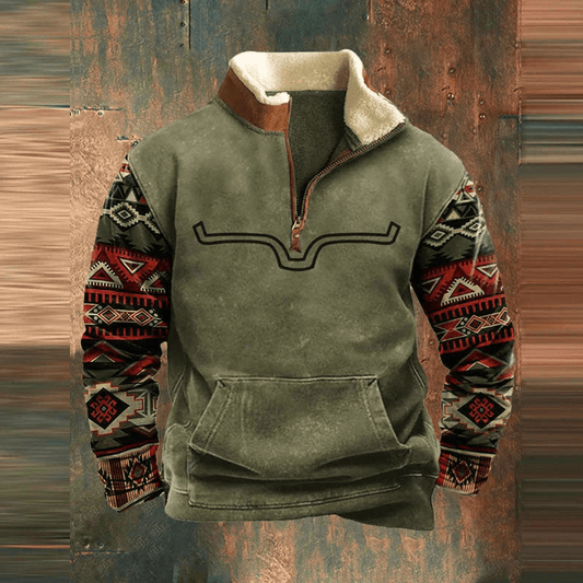 Crete | Pull-over zippé en quartz